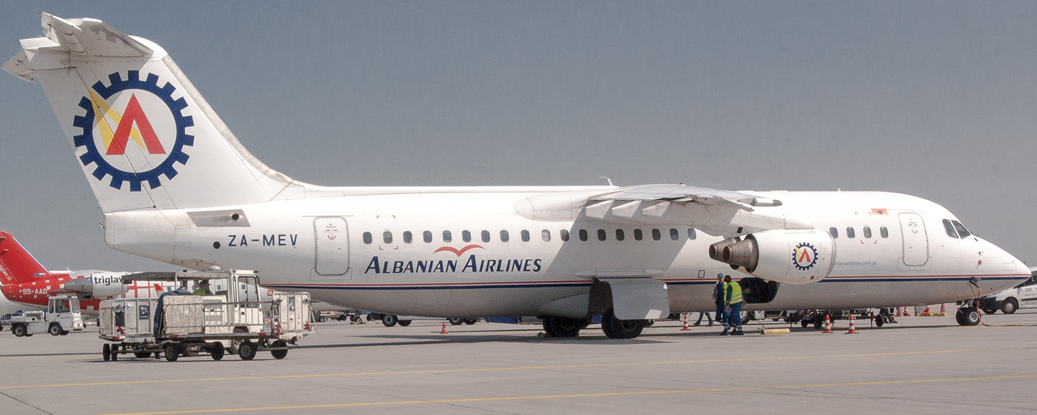 Albanian Airlines ZA-MEV