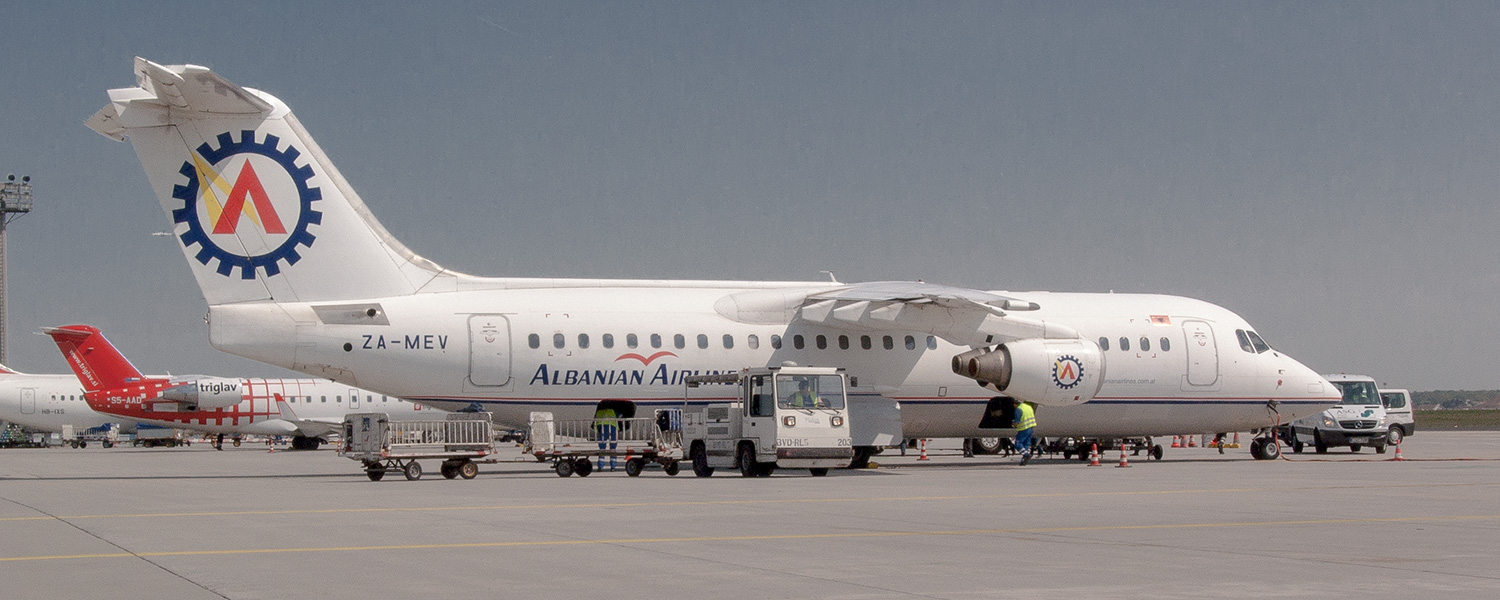 Albanian Airlines ZA-MEV